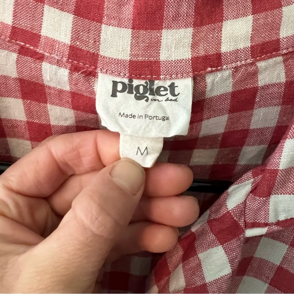 Piglet in Bed Linen Pajama Set - Picture 8 of 8